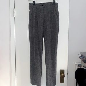Pablo tweed pants - black and white